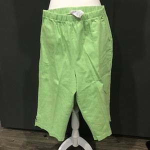 Green Capri Pant